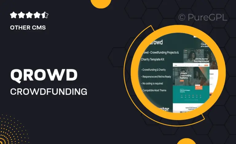 qrowd crowdfunding projects charity template kit