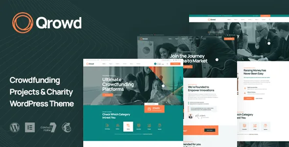 qrowd crowdfunding projects charity wordpress theme 1