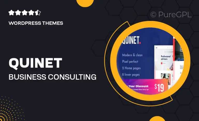 quinet business consulting wordpress theme