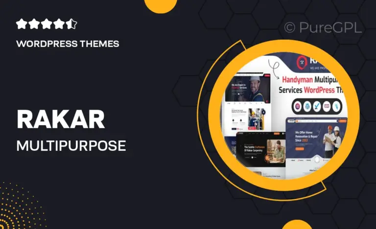 rakar multipurpose services wordpress theme