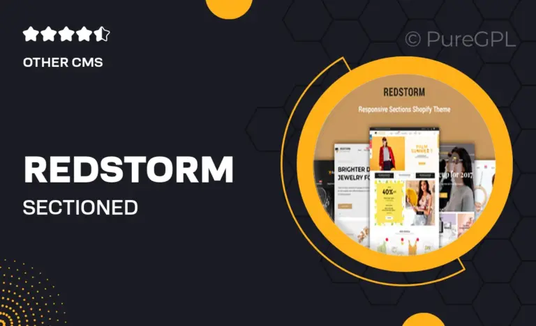 redstorm sectioned responsive shopify theme