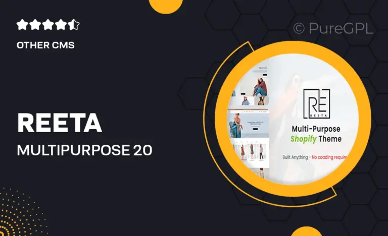 reeta multipurpose 2 0 shopify