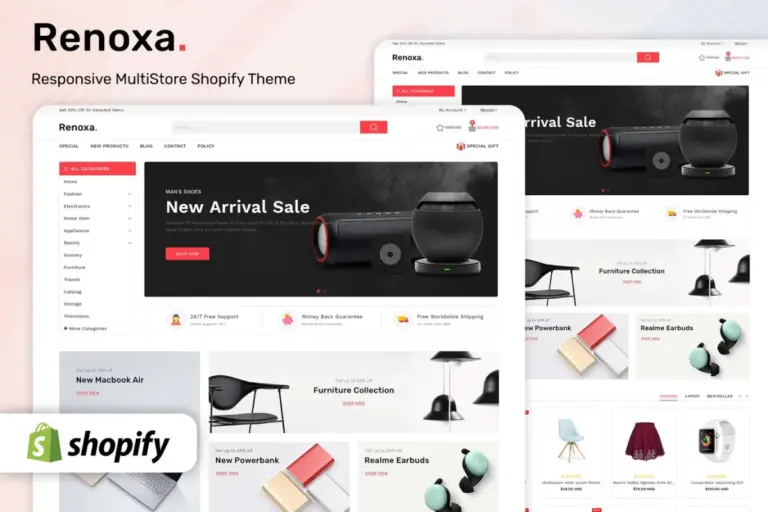 renoxa multipurpose e commerce shopify template 1