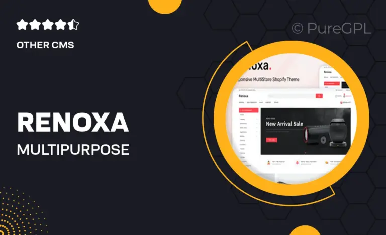 renoxa multipurpose e commerce shopify template