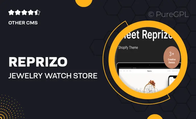 reprizo jewelry watch store shopify theme