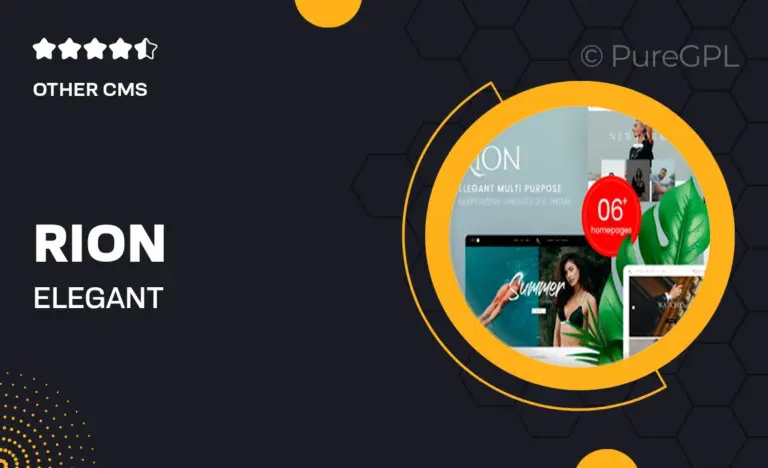 rion elegant multipurpose shopify theme