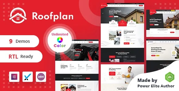 roofplan roofing services wordpress theme rtl 1