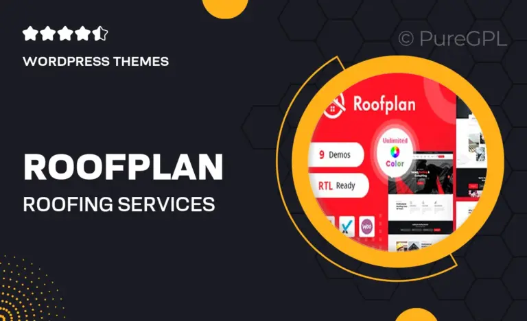 roofplan roofing services wordpress theme rtl