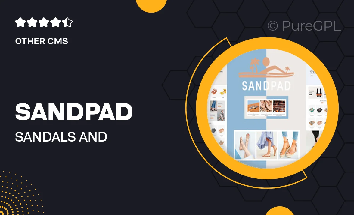 Sandpad – Sandals And Footwear Shoes Shopify Theme