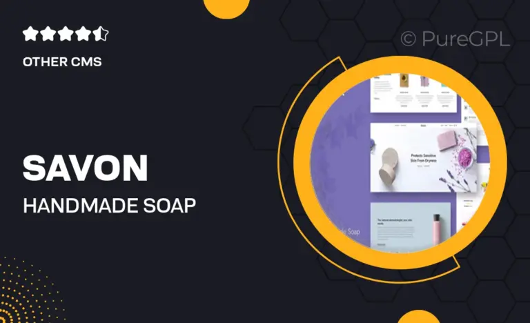 savon handmade soap cosmetics beauty shopify