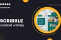 Scribble – Content Writing Service Elementor Template Kit