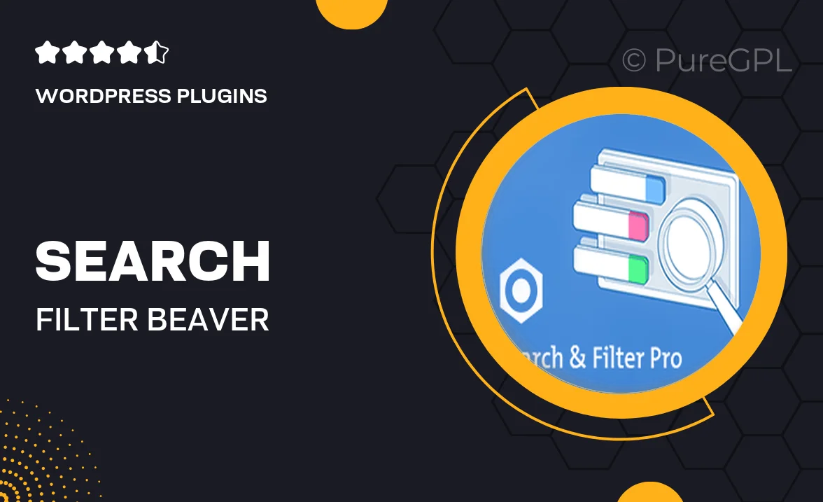 Search & Filter | Beaver Builder Extension