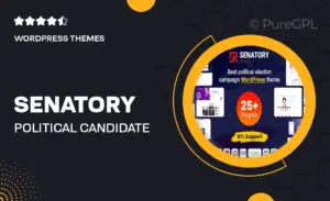 Senatory – Political Candidate WordPress Theme