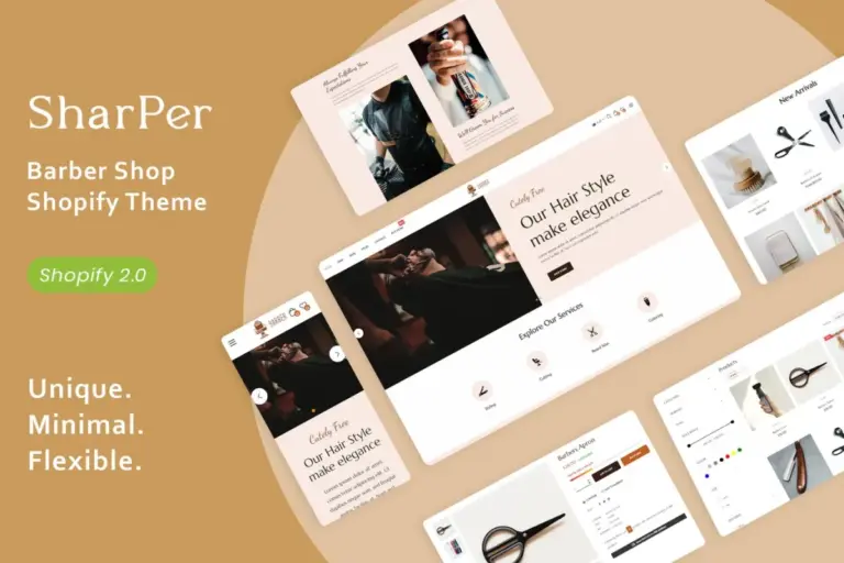 sharper barber shop shopify theme 1