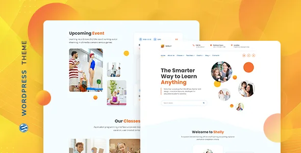 shelly school wordpress theme 1