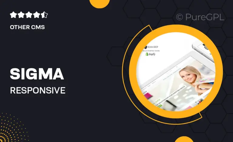 sigma responsive multipurpose shopify theme