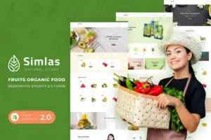 Simlas – Fruits Organic Food Shopify 2.0 Theme