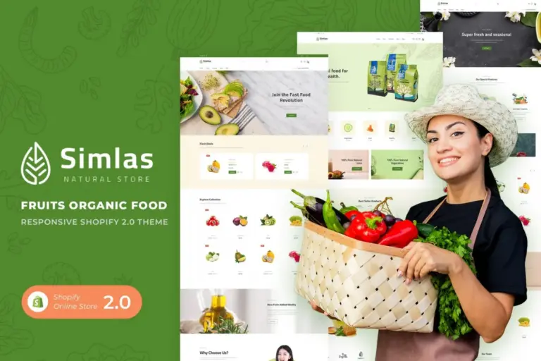 simlas fruits organic food shopify 20 theme