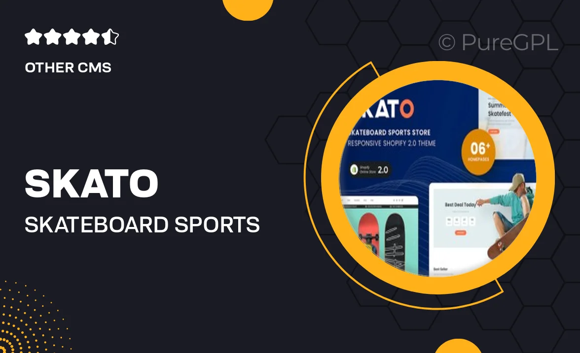 Skato – Skateboard Sports Store Shopify 2.0 Theme