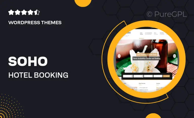 soho hotel booking calendar for wordpress