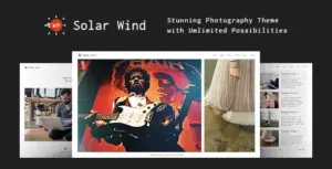Solar Wind – Photography WordPress Theme