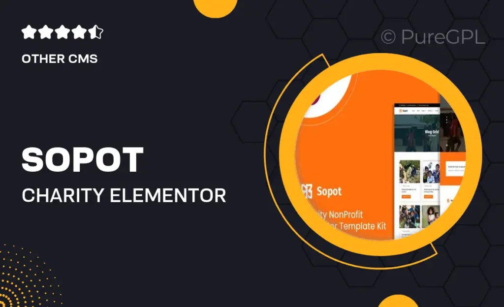 Sopot – Charity Elementor Pro Template Kit 56 Sopot – Charity Elementor Pro Template Kit