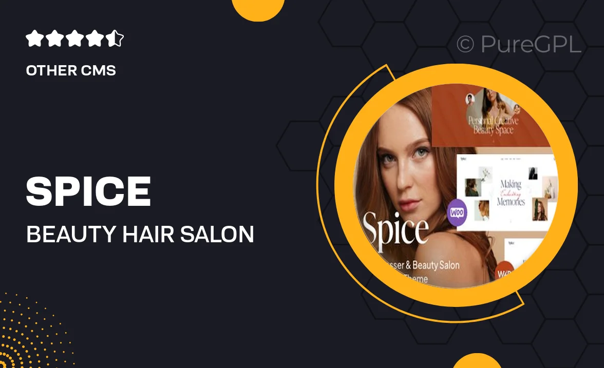 Spice – Beauty & Hair Salon WordPress Theme