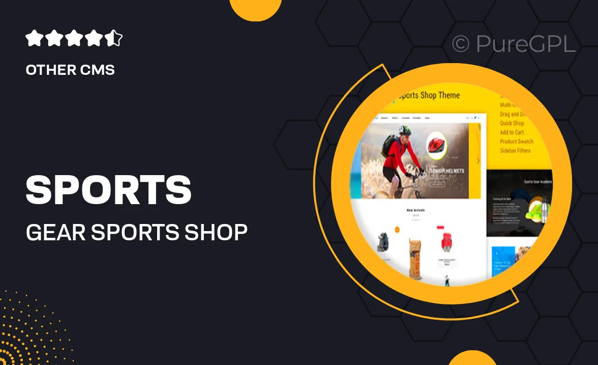 Sports Gear – Sports Shop Shopify Theme