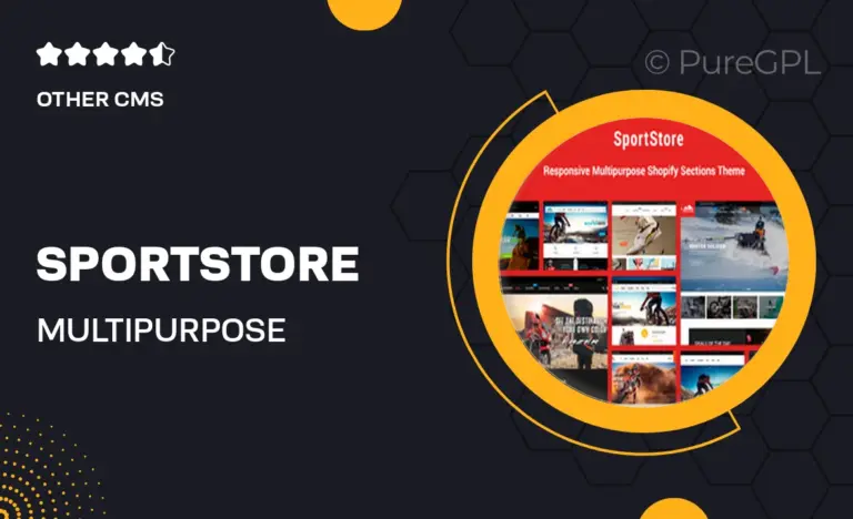 sportstore multipurpose sections shopify theme