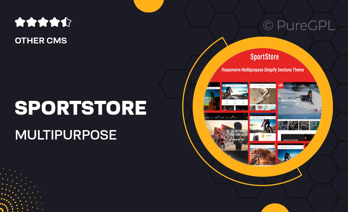 SportStore – Multipurpose Sections Shopify Theme