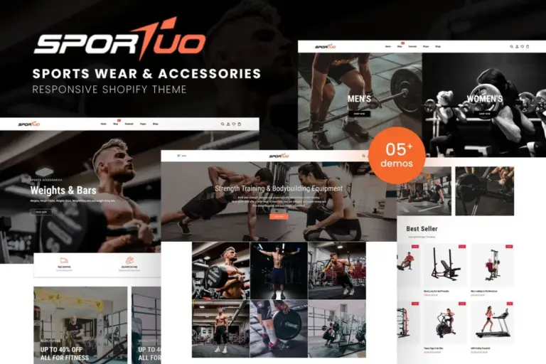sportuo sports wear accessories shopify theme 1