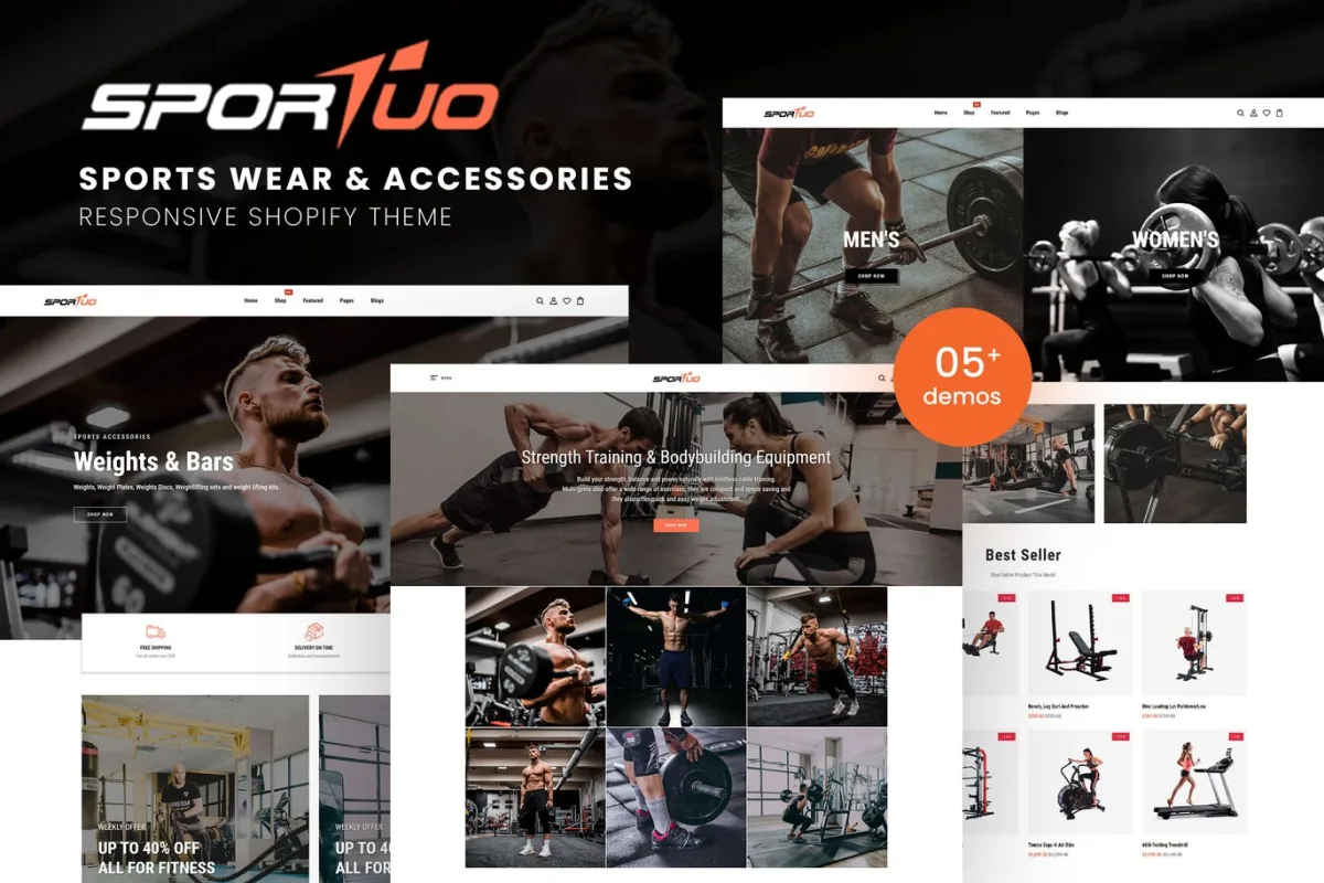 Sportuo – Sports Wear & Accessories Shopify Theme