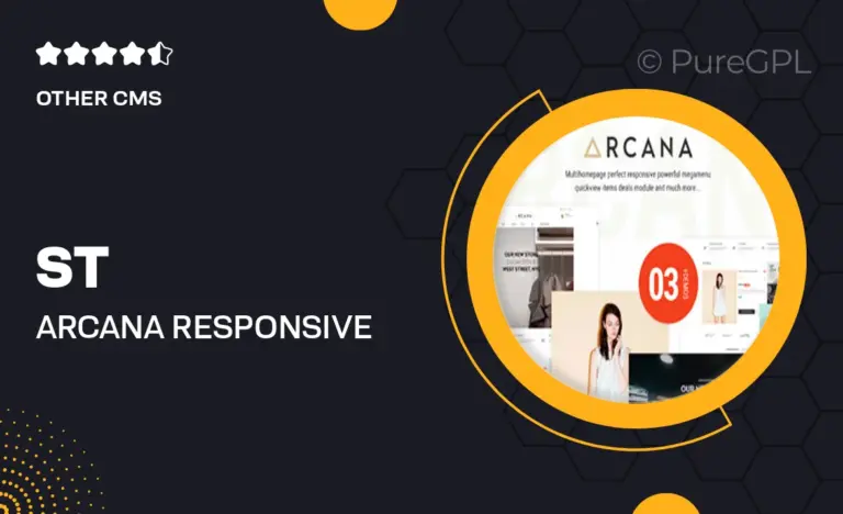 st arcana responsive shopify theme