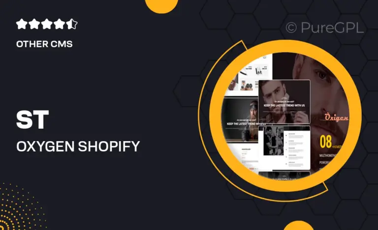 st oxygen shopify theme