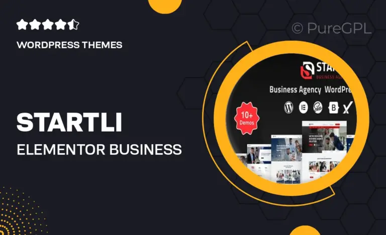 startli elementor business consulting wordpress theme rtl