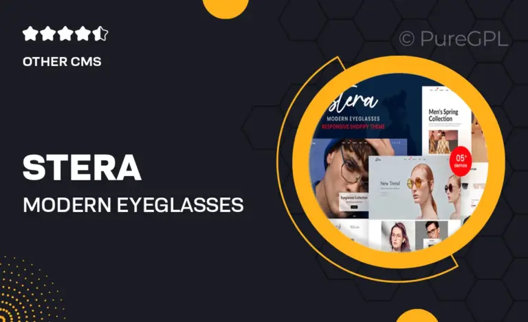 stera modern eyeglasses responsive shopify theme