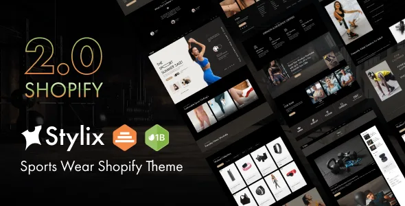 stylix sports gym clothing shopify theme 1