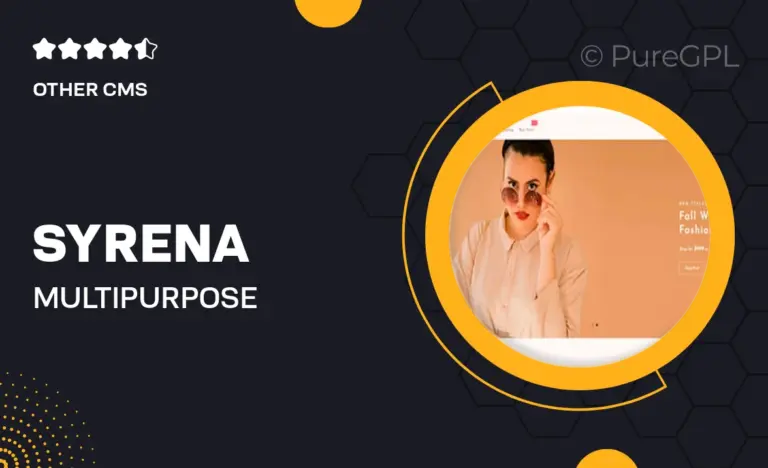 syrena multipurpose fashion responsive shopify theme