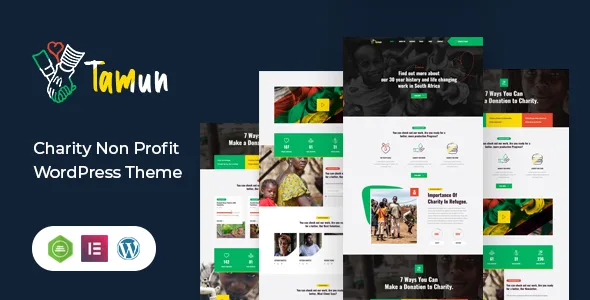 tamun fundraising wordpress theme 1