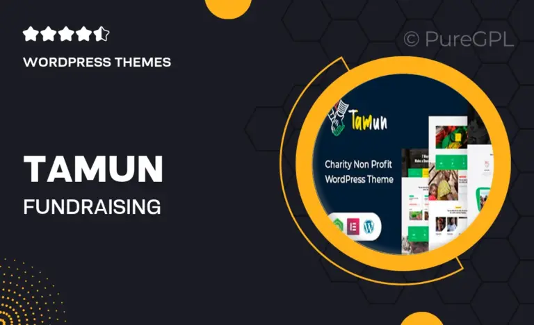 tamun fundraising wordpress theme