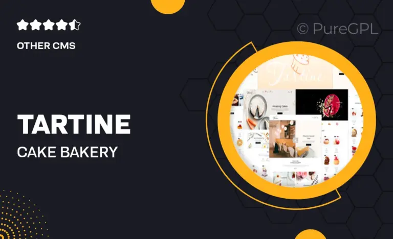 tartine cake bakery responsive shopify theme