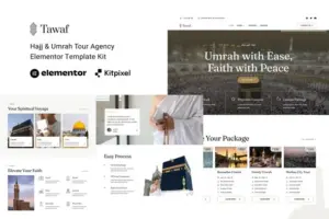 Tawaf – Hajj & Umrah Tour Agency Elementor Template Kit