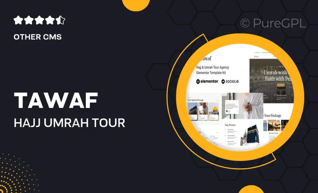 Tawaf – Hajj & Umrah Tour Agency Elementor Template Kit 58 Tawaf – Hajj & Umrah Tour Agency Elementor Template Kit