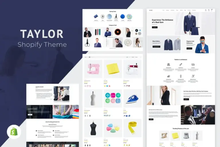 taylor modern shopify fashion theme 1