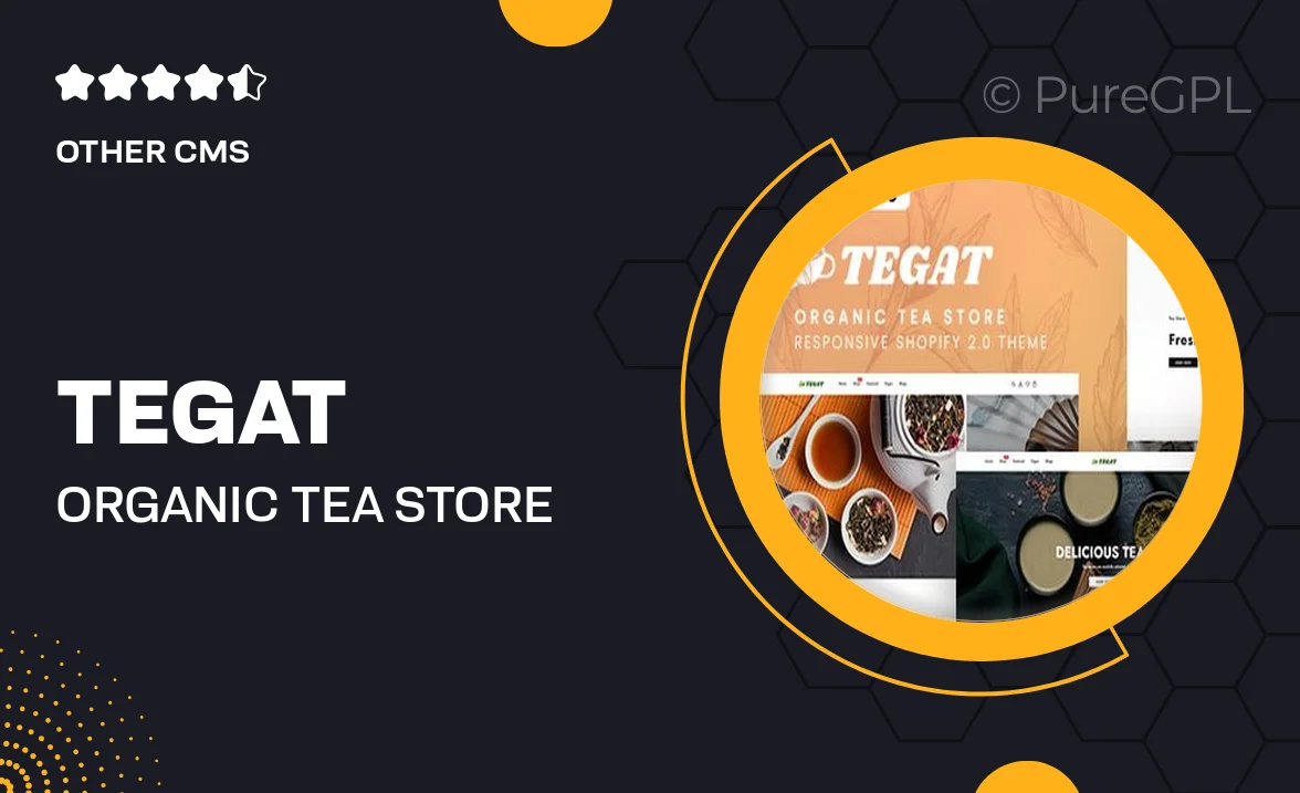 Tegat – Organic Tea Store Responsive Shopify 2.0 Theme