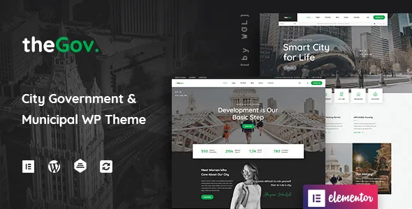 thegov municipal and government wordpress theme 1