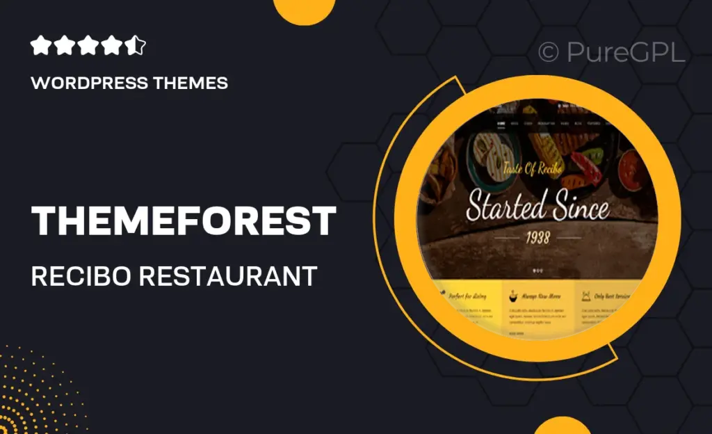 Themeforest | Recibo – Restaurant WordPress 28 Themeforest | Recibo – Restaurant WordPress