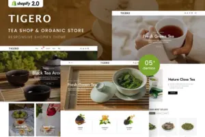 Tigero – Tea Shop & Organic Store Shopify Theme