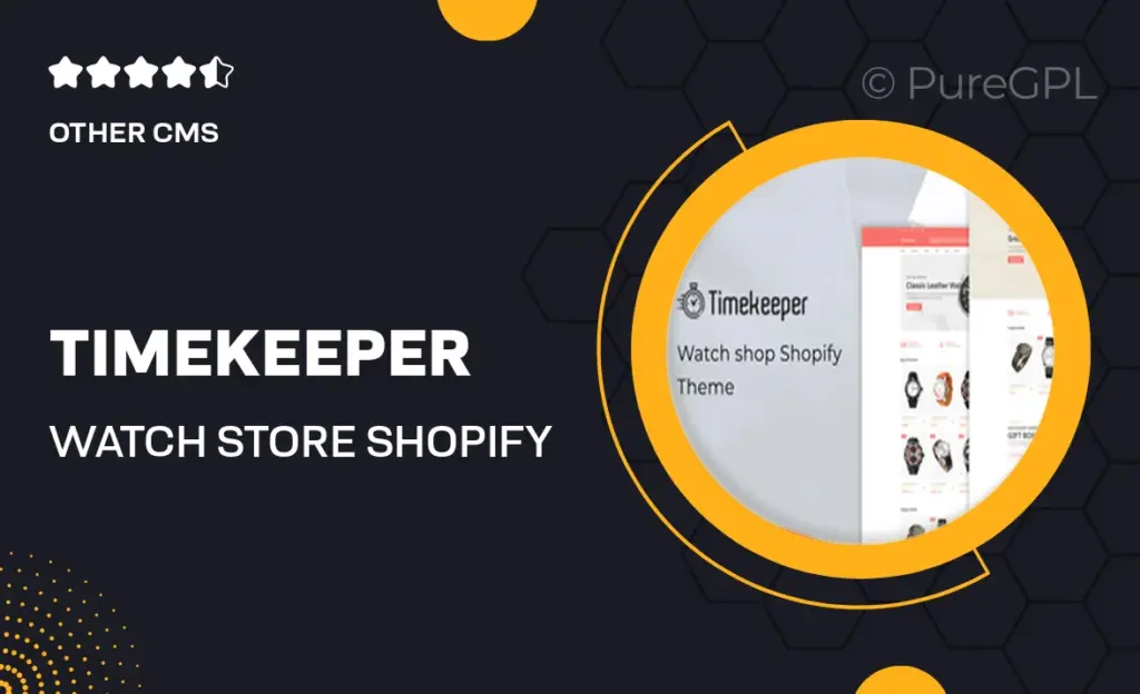 Timekeeper – Watch Store Shopify Theme 50 Timekeeper – Watch Store Shopify Theme