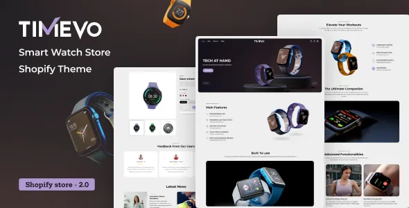 timevo single product shop landing page shopify theme 1
